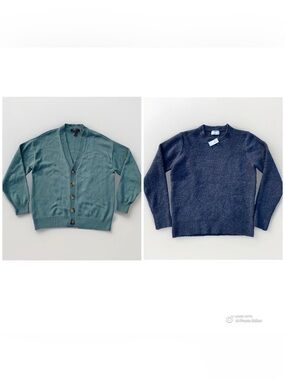 NWT Men’s Old Navy Sweater + Forever 21 Cardigan Men Medium #2 Lot